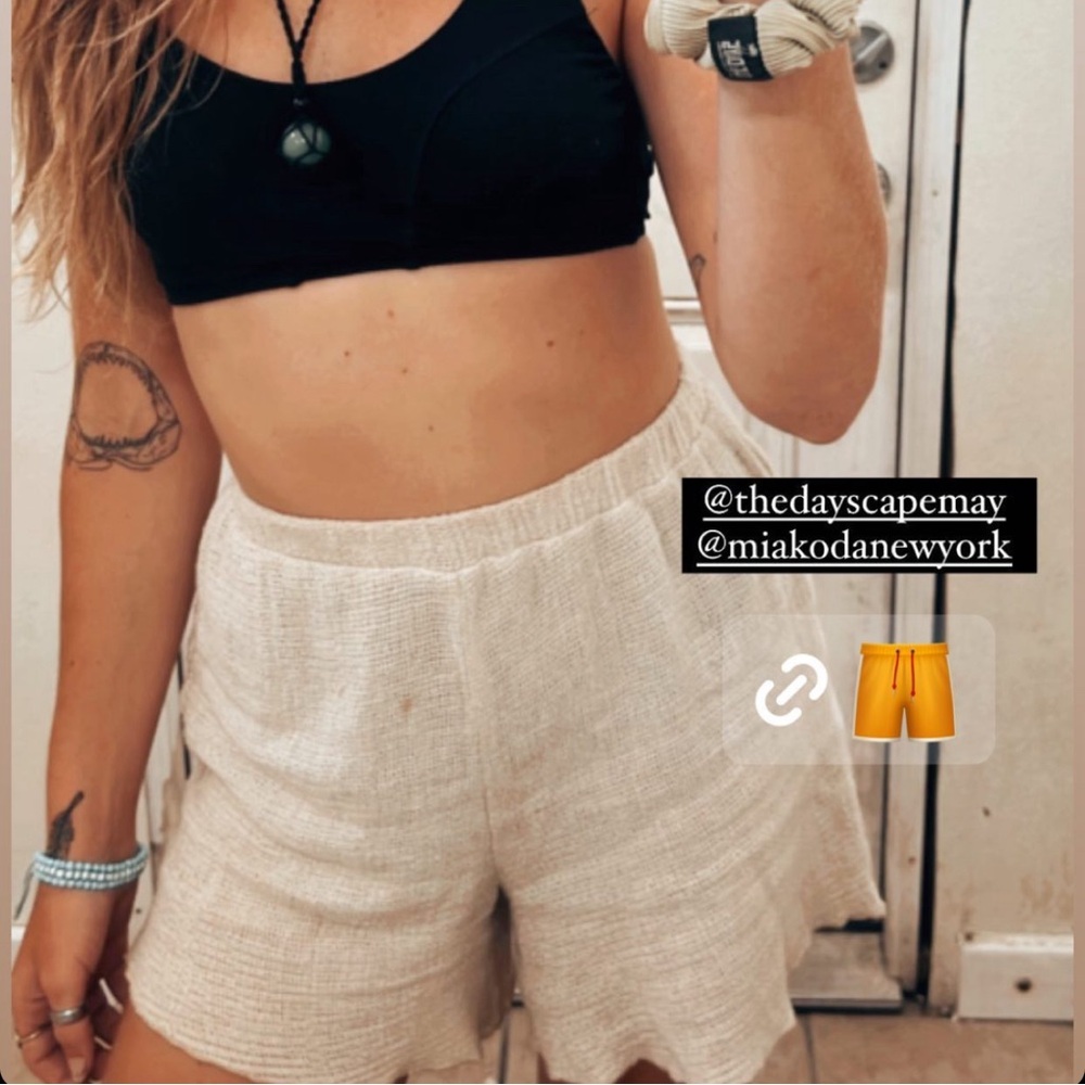 NWOT organic beach shorts
